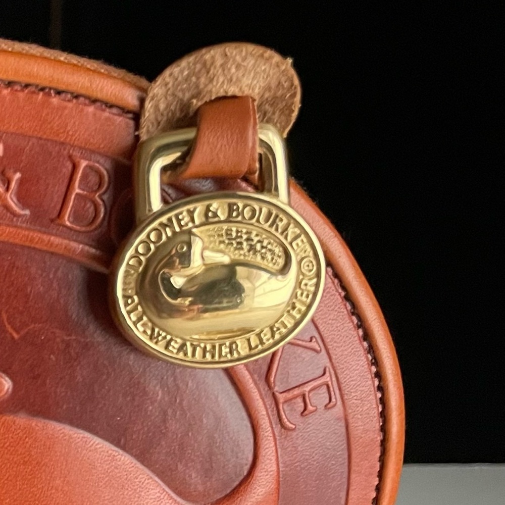 Dooney & Bourke Brown Leather Crossbody Wallet Bag - Picture 8 of 16